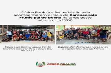 PAULO E SCHEILA VISITAM AS CANCHAS!