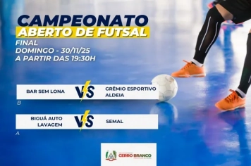 ABERTO DE FUTSAL