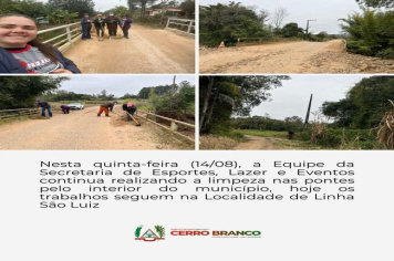 LIMPEZA DE PONTES