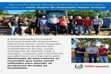 VISITA DO DEPUTADO HEITOR SCHUCH