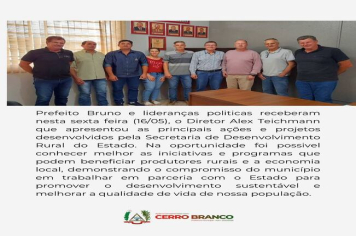 PREFEITO BRUNO RECEBE LIDERANÇAS
