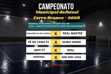 Municipal de Futsal - 2ª Rodada