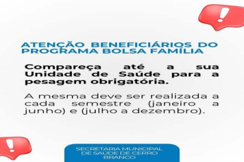 BENEFICIÁRIOS DO PROGRAMA BOLSA FAMÍLIA 