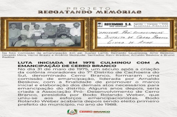 PROJETO RESGATANDO MEMÓRIAS
