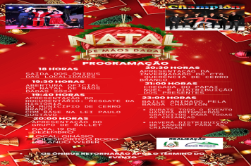 NATAL DE MÃOS DADAS