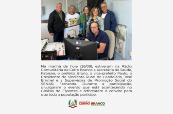 EVENTO SAÚDE PREVENTIVA DO SENAR