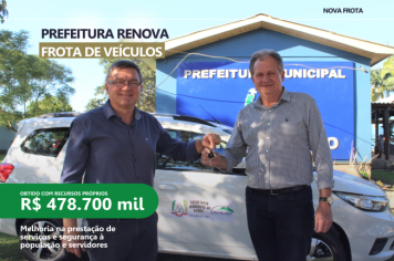 Prefeitura renova frota de veículos