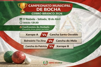 Municipal de Bocha - 5ª Rodada