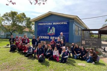 VISITA DOS 4° ANOS AO GABINETE DO PREFEITO 