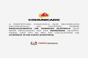 DESLIGAMENTO DE ENERGIA