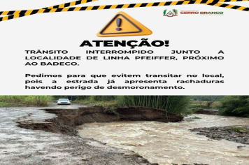 TRÂNSITO INTERROMPIDO