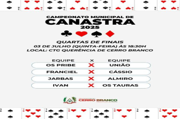 CAMPEONATO MUNICIPAL DE CANASTRA