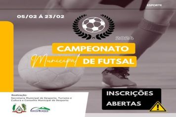 CAMPEONATO MUNICIPAL DE FUTSAL 2024