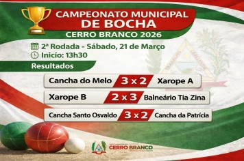 Municipal de Bocha - 2ª Rodada 