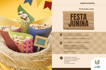 Festa Junina 2023: veja programação em Cerro Branco