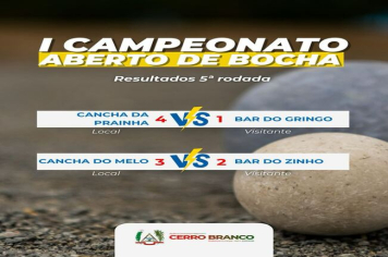 ABERTO DE BOCHA