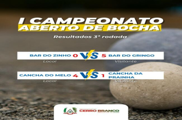 ABERTO DE BOCHA