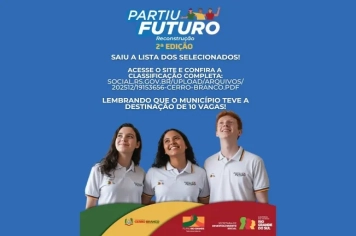 PROGRAMA PARTIU FUTURO RECONSTRUÇÃO: CLASSIFICAÇÃO COMPLETA 