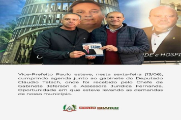 VICE-PREFEITO PAULO ESTEVE EM PORTO ALEGRE