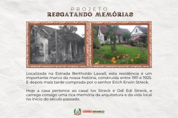 PROJETO RESGATANDO MEMÓRIAS