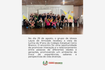 CONVIVÊNCIA ENTRE GERAÇÕES 