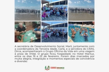 De Cerro Branco ao litoral: Grupo Oficina da Vida promove integração em Imbé