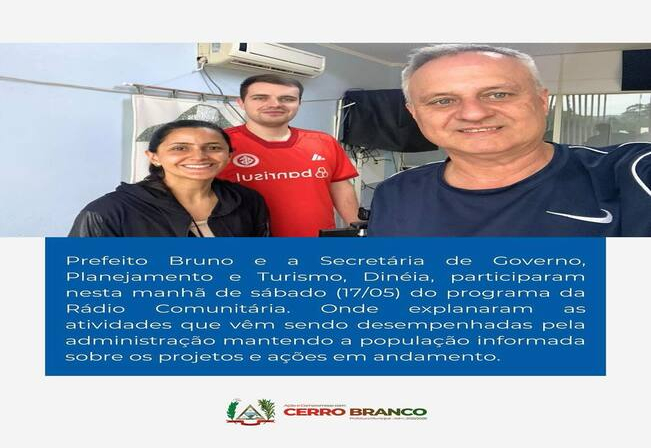 PREFEITO BRUNO E DINEIA 