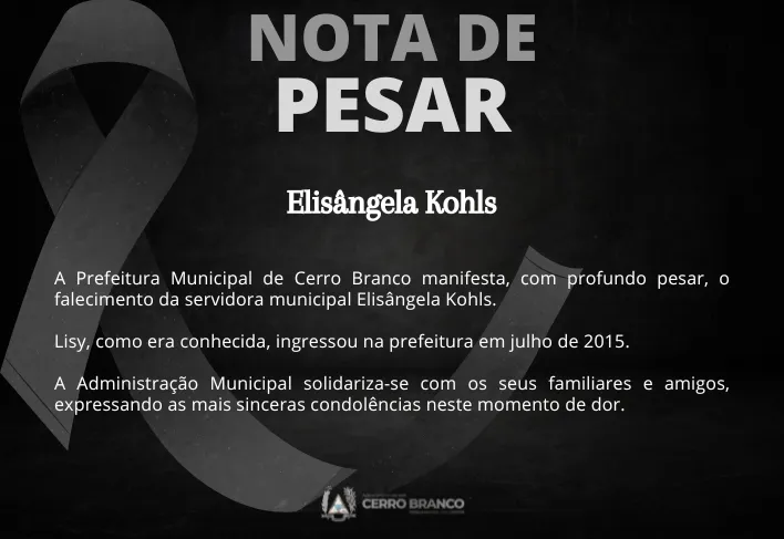 NOTA DE PESAR 