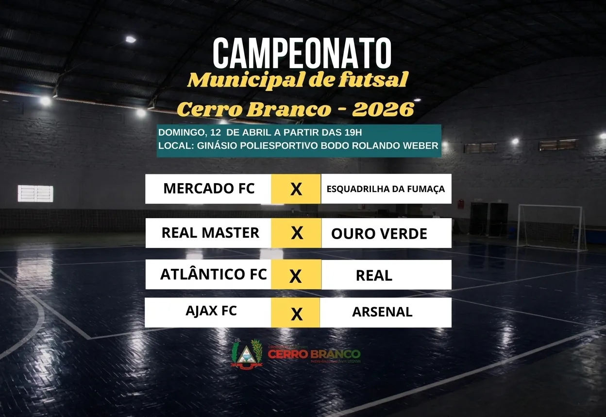 Municipal de Futsal - 3ª Rodada