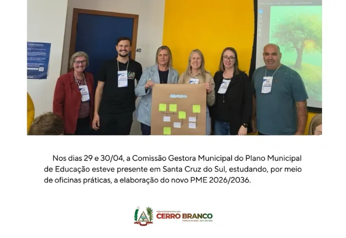 Cerro Branco inicia elaboração do Plano Municipal de Educação para a próxima década