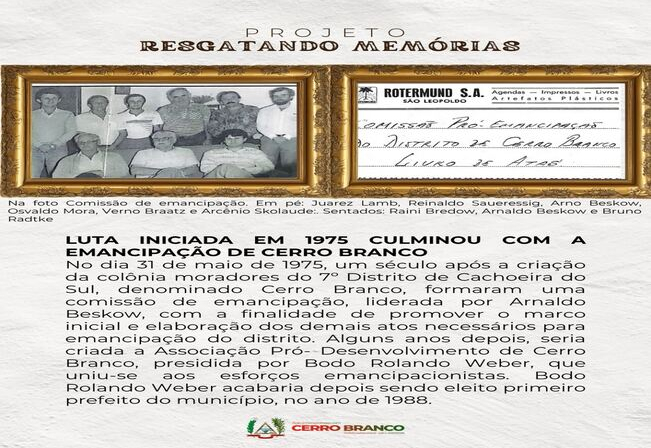 PROJETO RESGATANDO MEMÓRIAS