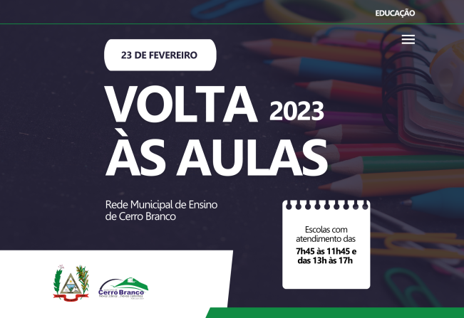 Ano letivo 2023: volta às aulas já tem data marcada