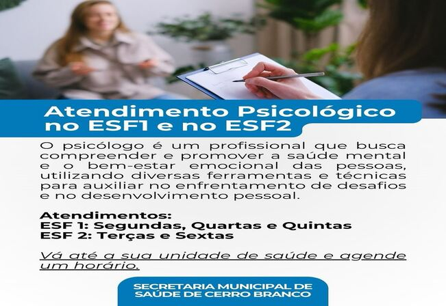 ATENDIMENTO PSICOLÓGICO