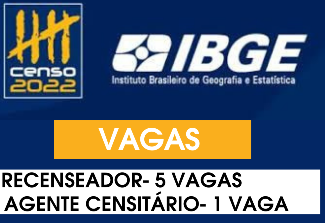 IBGE ABRE VAGAS