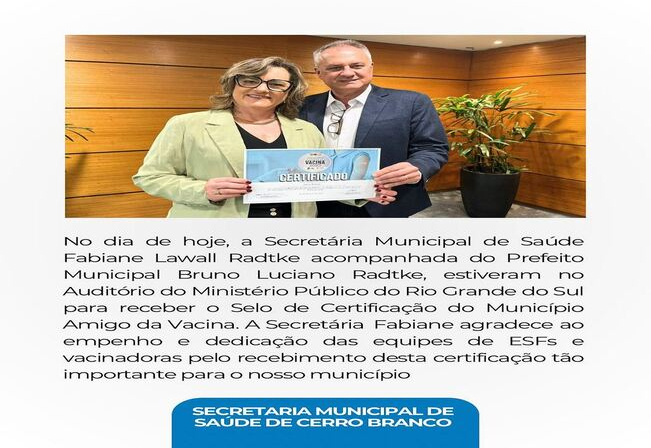 CERTIFICAÇÃO