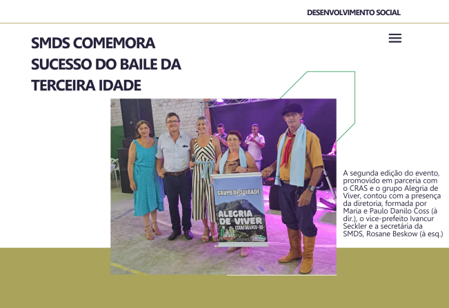 2º Baile da Terceira Idade atrai mais de 400 pessoas