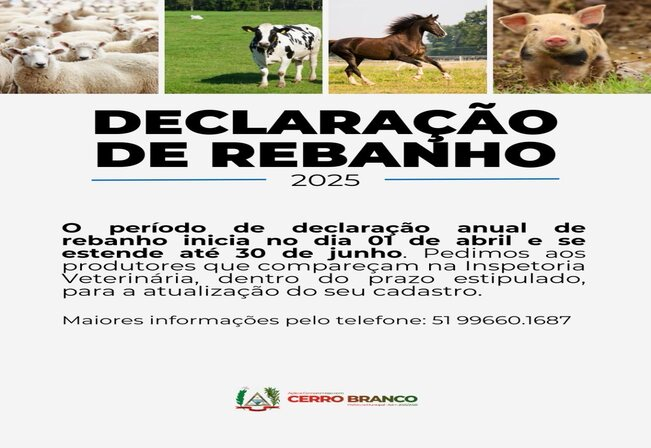 DECLARAÇÃO DE REBANHO