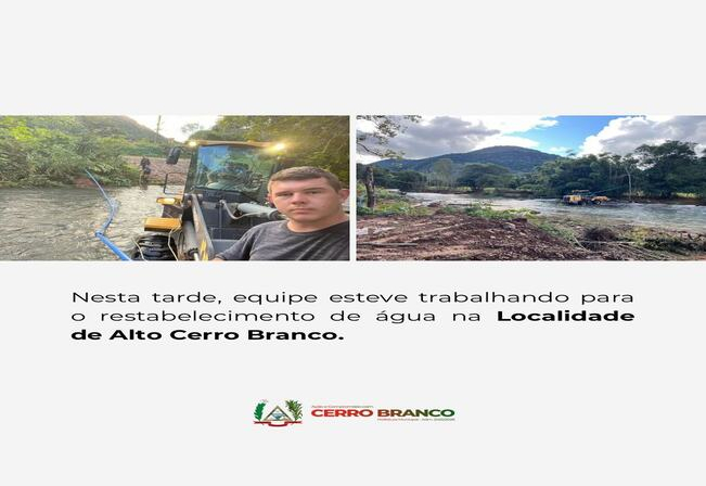 RESTABELECIMENTO DE ÁGUA