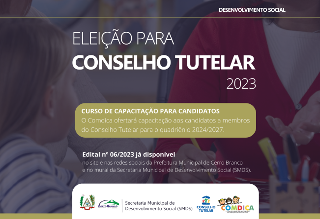 Comdica promove capacitação para candidatos ao Conselho Tutelar