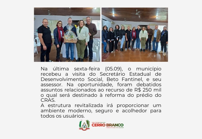 REFORMA NO PRÉDIO DO CRAS