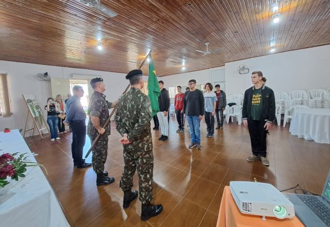 Cerro Branco realiza Cerimônia de Juramento à Bandeira Nacional