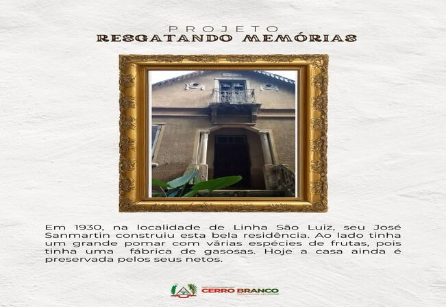 PROJETO RESGATANDO MEMÓRIAS